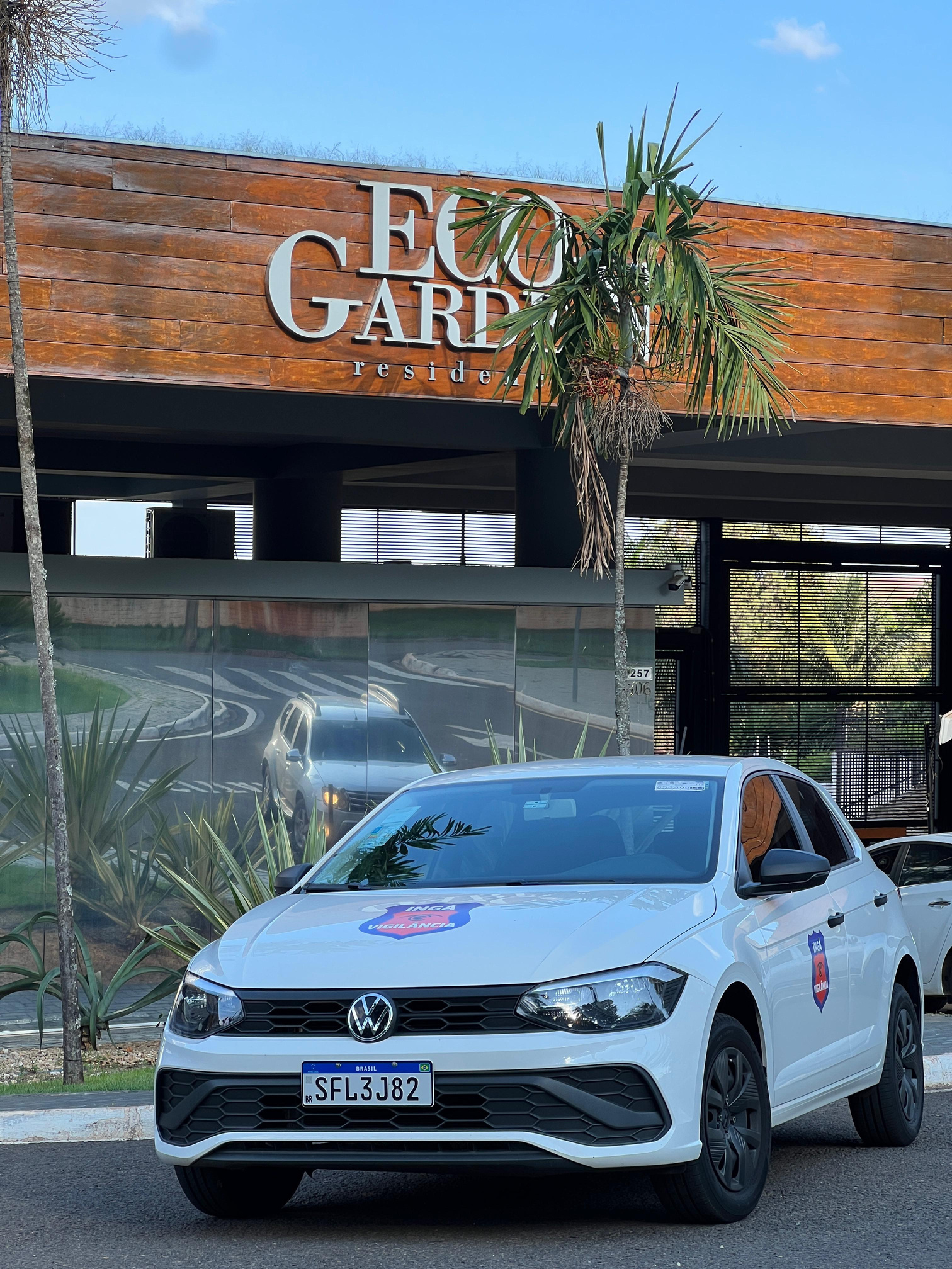 Viatura Grupo Ingá em condomínio Eco Garden Residence